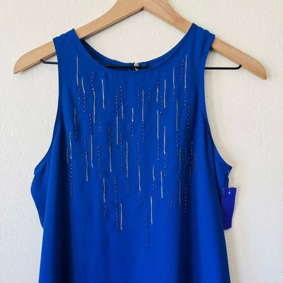 NWT | Apt. 9 | royal blue embroidered dress - Picture 5 of 5